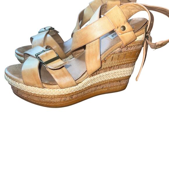 Tan Not Rated Women's Dream To Live Wedge Sandal Size 8.5 - Picture 2 of 13
